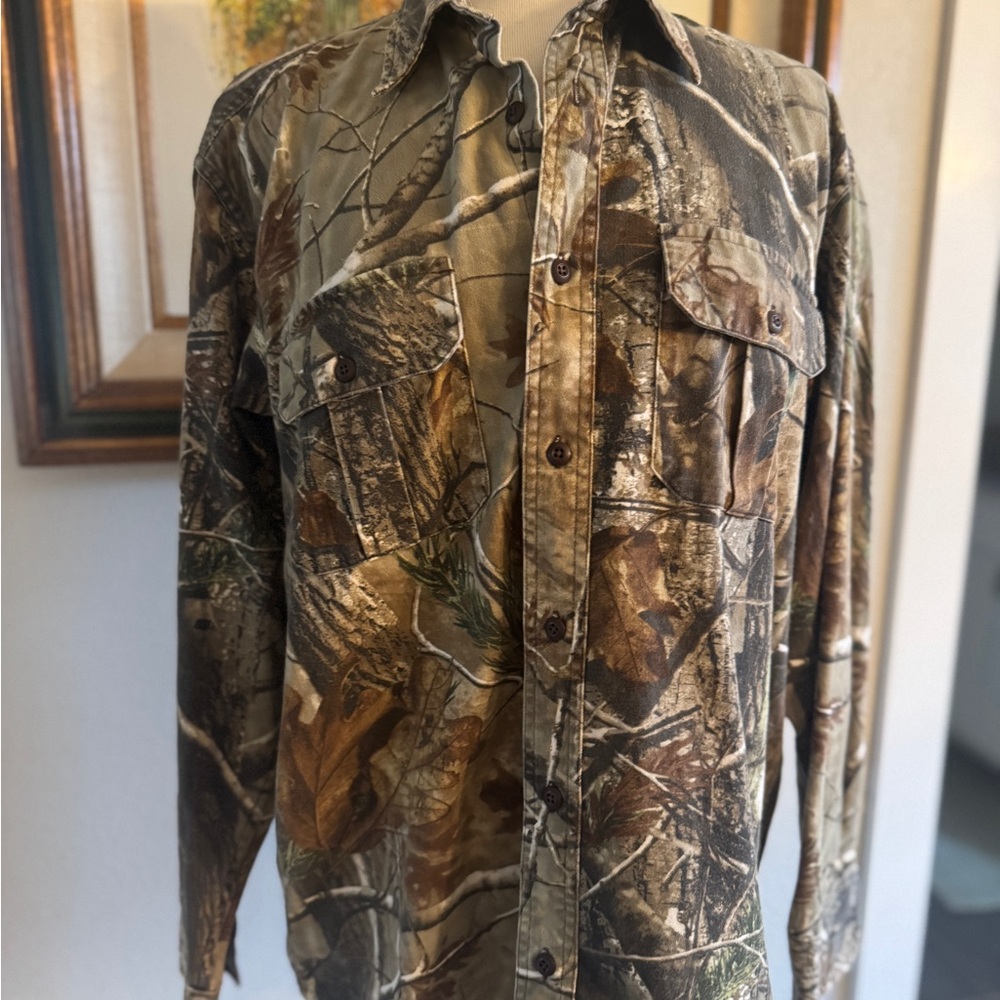Realtree Men's Camouflage Flannel